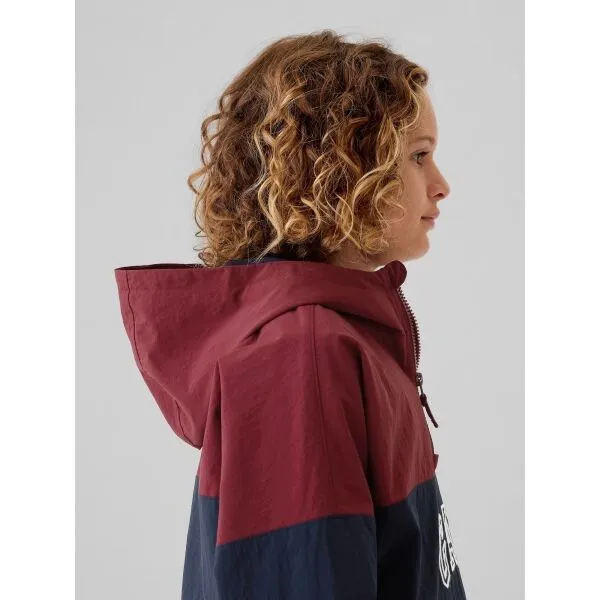 GAP NYLON ANORAK Chlapčenská bunda, vínová, veľkosť