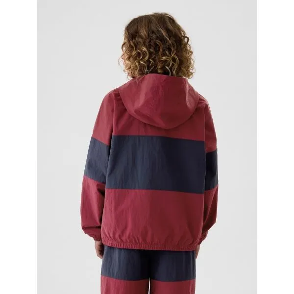 GAP NYLON ANORAK Chlapčenská bunda, vínová, veľkosť