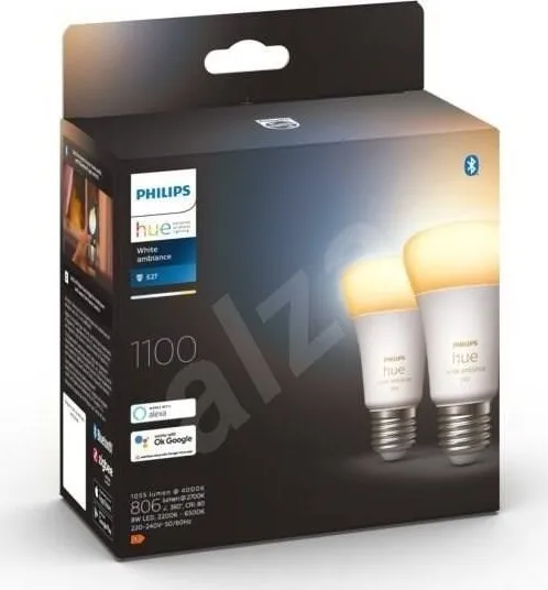 Philips Hue White Ambiance 8W 1100 E27 2ks