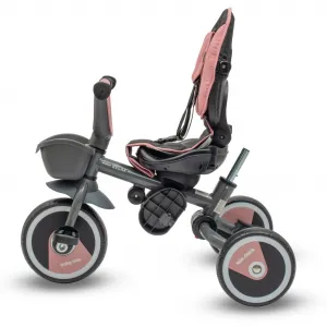 Detská trojkolka Baby Mix 5v1 RELAX 365° ružová