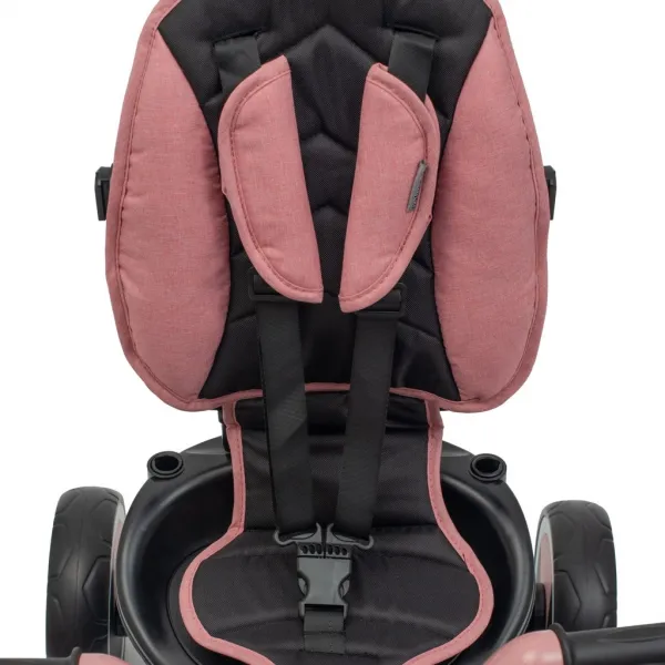 Detská trojkolka Baby Mix 5v1 RELAX 365° ružová