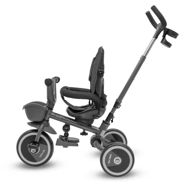 Detská trojkolka Baby Mix 5v1 RELAX 365° sivá