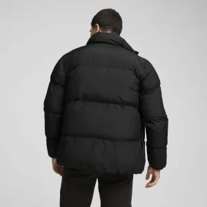Puma BMW M MOTORSPORT ESSENTIALS+ PUFFER JACKET Pánska bunda, čierna, veľkosť
