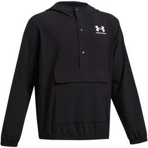 Under Armour ICON WOVEN Chlapčenská bunda, čierna, veľkosť M