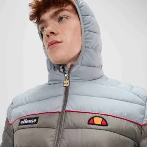 ELLESSE LOMBARDY Pánska prešívaná bunda, sivá, veľkosť