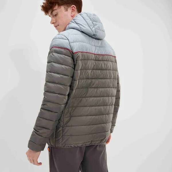 ELLESSE LOMBARDY Pánska prešívaná bunda, sivá, veľkosť