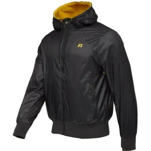 Russell Athletic HOODIE BOMBER Pánska bunda, čierna, veľkosť