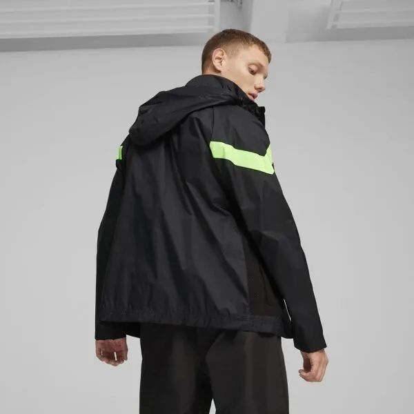 Puma MERCEDES-AMG PETRONAS F1 WOVEN JACKET Pánska bunda, čierna, veľkosť
