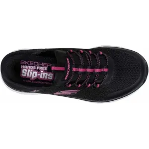 Skechers SUMMITS Dievčenská vychádzková obuv, čierna, veľkosť