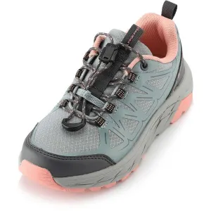 ALPINE PRO KYRO Detská outdoorová obuv, sivá, veľkosť