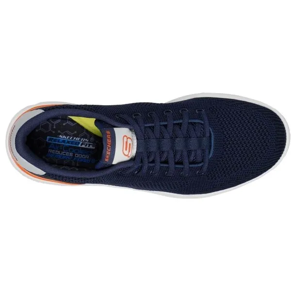 Skechers CORLISS - DORSET Pánska obuv na voľný čas, tmavo modrá, veľkosť