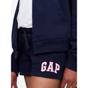 GAP HERITAGE LOGO Dievčenské kraťasy, tmavo modrá, veľkosť