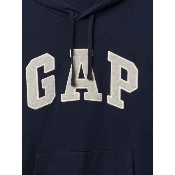 GAP V-FRCH HERITAGE LOGO Pánska mikina, tmavo modrá, veľkosť