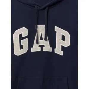 GAP V-FRCH HERITAGE LOGO Pánska mikina, tmavo modrá, veľkosť