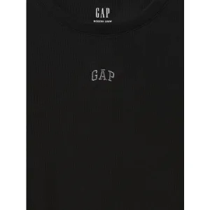 GAP MOD RIB ABBRV Dámske tričko, čierna, veľkosť