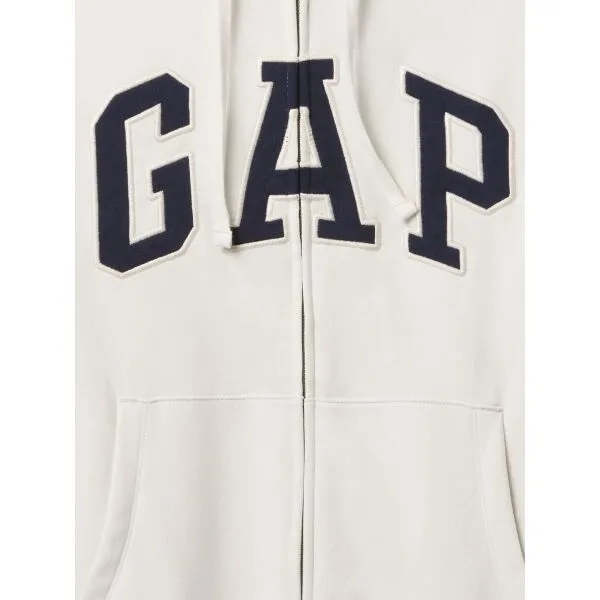 GAP V-FRCH HERITAGE LOGO Pánska mikina, biela, veľkosť