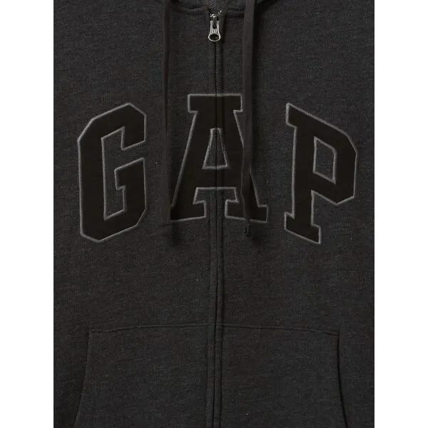 GAP V-FRCH HERITAGE LOGO Pánska mikina, tmavo sivá, veľkosť