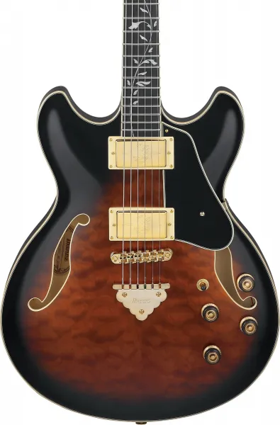 Ibanez AS93QMSP Dark Brown Sunburst