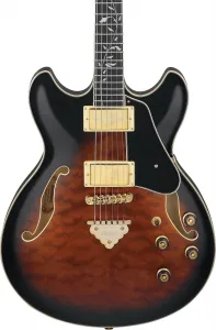 Ibanez AS93QMSP Dark Brown Sunburst