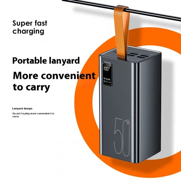 Powerbanka 50000mAh, PD 22,5 W, QC3.0, biela