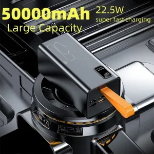 Powerbanka 50000mAh, PD 22,5 W, QC3.0, biela