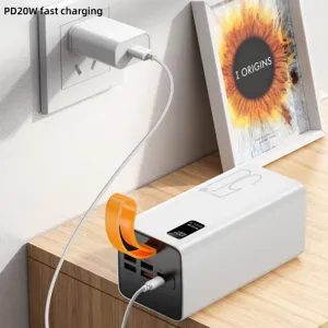Powerbanka 50000mAh, PD 22,5 W, QC3.0, biela