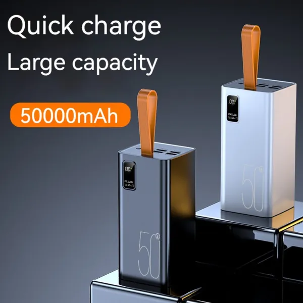 Powerbanka 50000mAh, PD 22,5 W, QC3.0, biela
