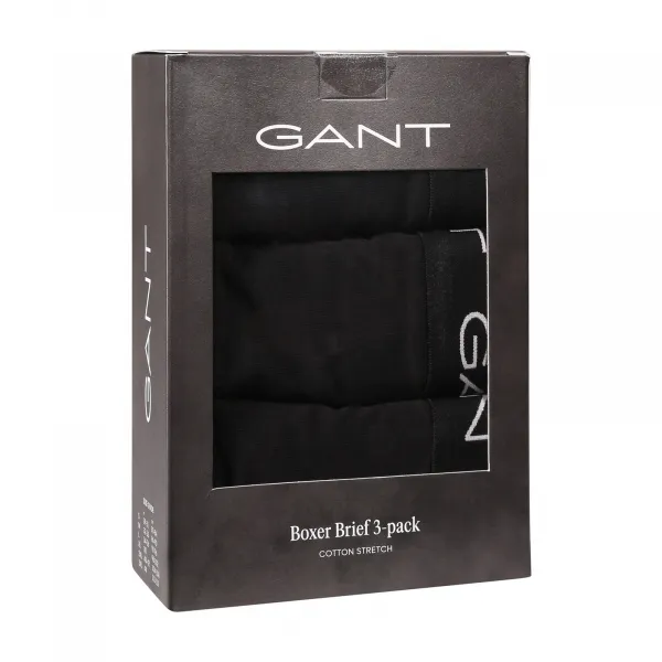 3PACK pánske boxerky Gant čierné (900023004-005) M, trenky