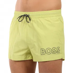 Pánske plavky BOSS žlté (50469280-331) L