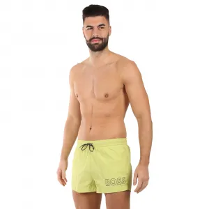 Pánske plavky BOSS žlté (50469280-331) L