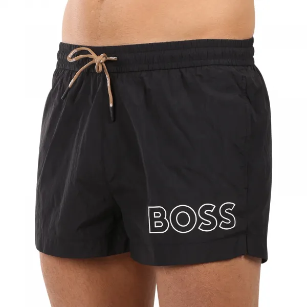Pánske plavky BOSS čierne (50469280-005) M