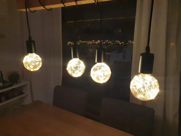 SVENSKA LIVING Dekoračná žiarovka LED E27 A60 teplá žltá