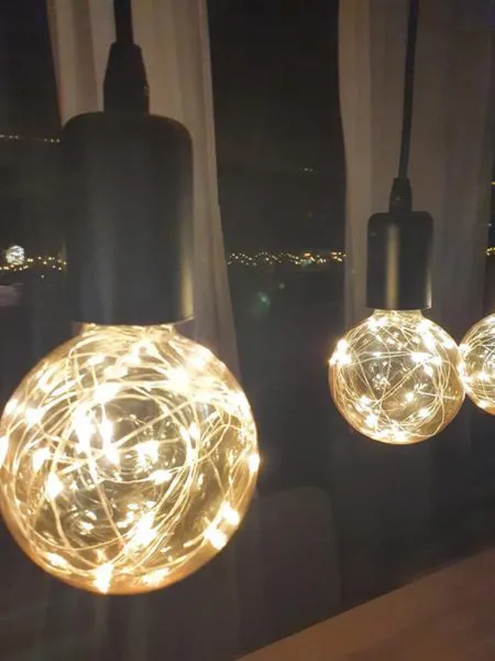 SVENSKA LIVING Dekoračná žiarovka LED E27 A60 teplá žltá