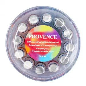 Keramická aromalampa PROVENCE + 12 vonných olejov