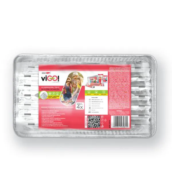 VIGO Grilovacie tácky Quickpack, 4 ks