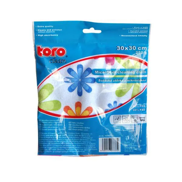 TORO Utierka z mikrovlákna 30 x 30 cm, vzor
