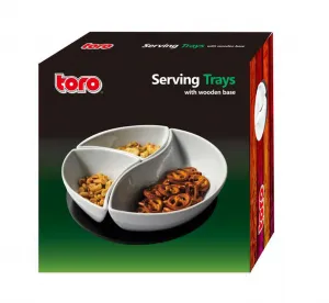 Servírovacia sada misiek s podnosom TORO vlnka