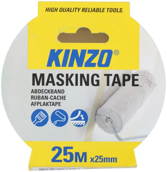 Papierová maskovacia páska 2,5 cm KINZO 25m