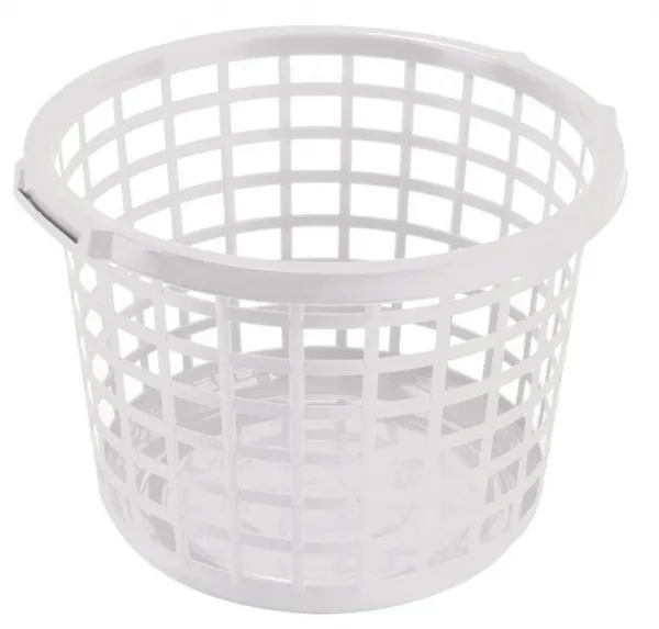 Plastový guľatý kôš na čistú bielizeň HEIDRUN 46cm