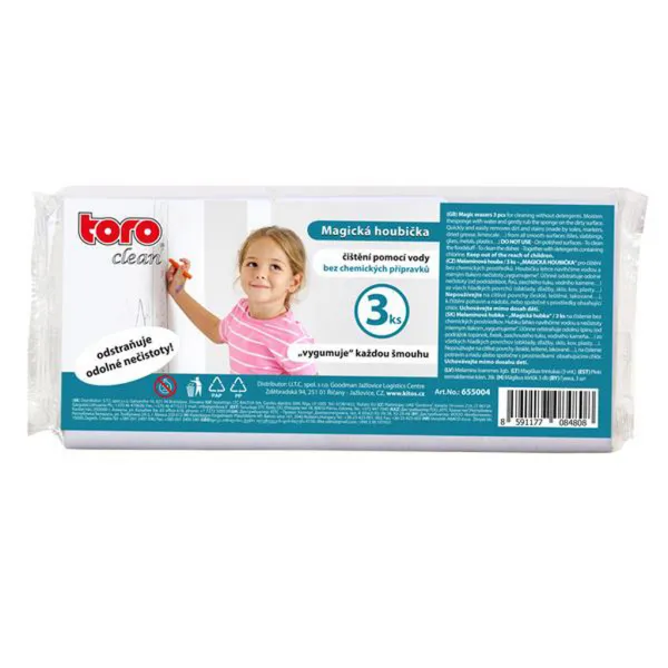 Melamínová hubka TORO 3ks