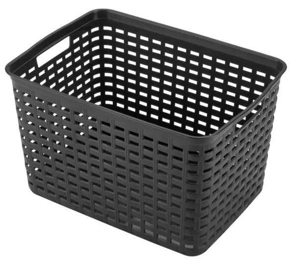 Plastový košík HEIDRUN 39x29x22cm MIX farieb