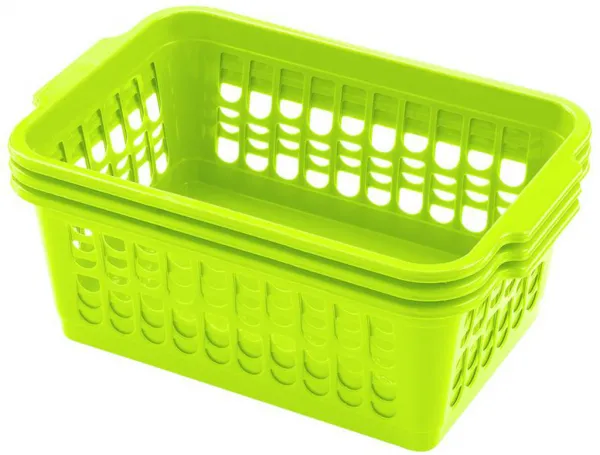 Plastový košík HEIDRUN 30x19,5x13cm 3ks