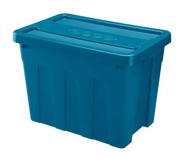 Plastový úložný box s vekom HEIDRUN 12,5l