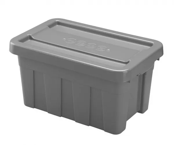 Plastový úložný box s vekom HEIDRUN 45l