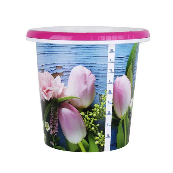 Plastové vedro s dekorom 10 l