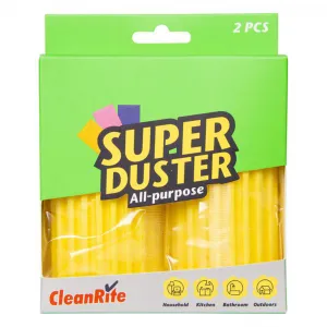 CLEANRITE SUPER DUSTER univerzálna hubka na prach 2ks 11,5x5,5cm