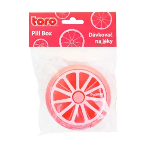 Dávkovač na lieky TORO 7 dní pomelo