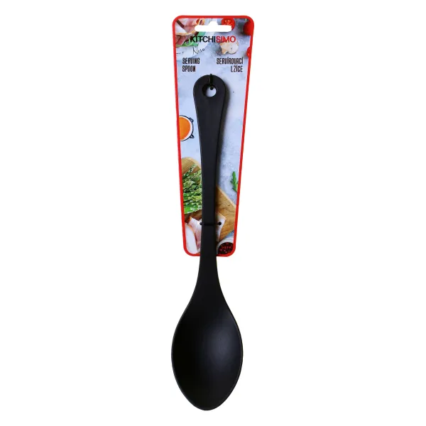 TORO Plastová lyžica KITCHISIMO Nero 31cm
