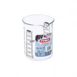 Sklenená odmerka s lievikom PYREX 750ml