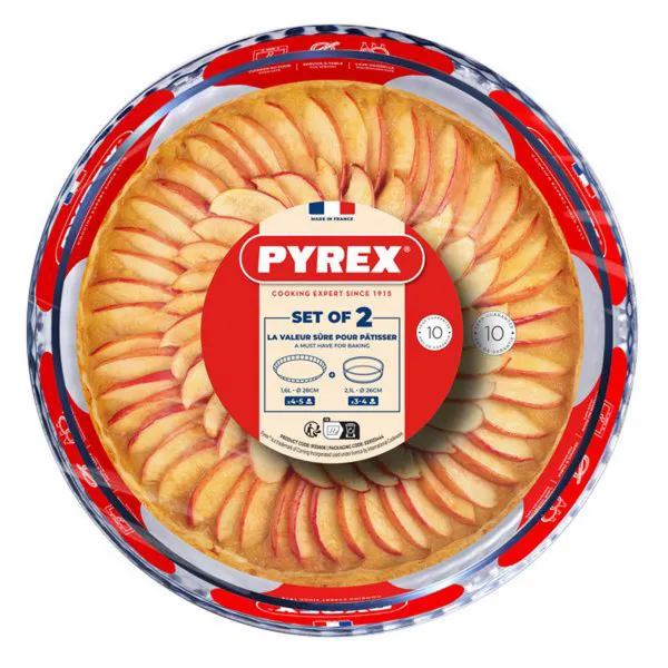Sada sklenených foriem PYREX 26cm a 28cm